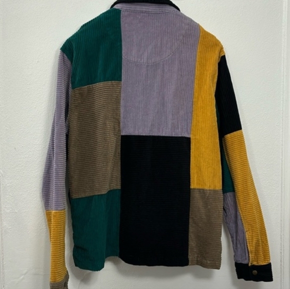 Urban Outfitters Patchwork Corduroy Jacket Size Medium Hipster - Picture 7 of 16